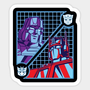 Retro Robots Sticker